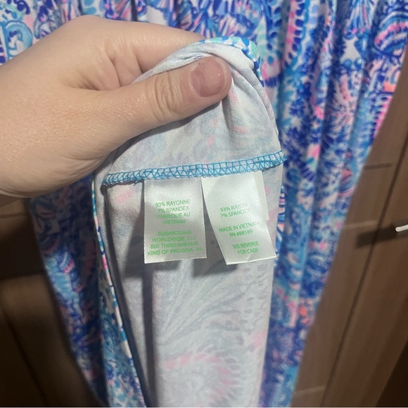 NWT Lilly Pulitzer Minka Maxi Dress Commotion in the Ocean sz 12 - Picture 14 of 15